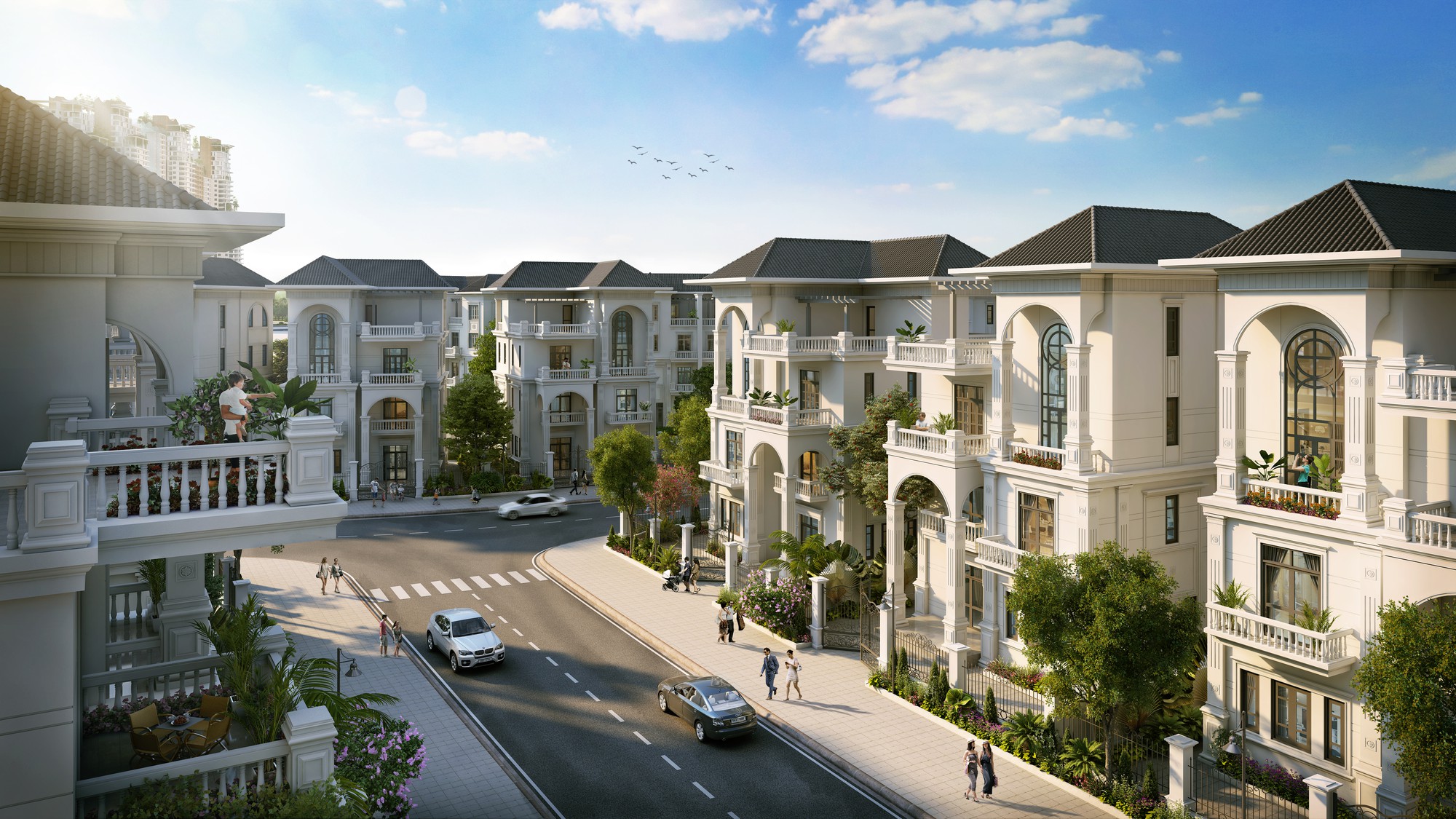 Mon Rosalia Villas là biệt thự cao cấp thuộc quần thể dự án Mon Bay, nằm trên trục đường bao biển đẹp nhất Hạ Long - Trần Quốc Nghiễn.