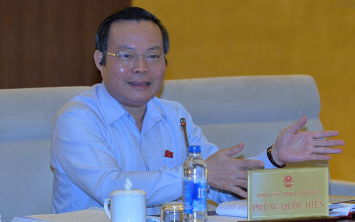 Phó chủ tịch Quốc hội Phùng Quốc Hiển cho rằng, nếu làm không đạt chất lượng thì luật có khả năng bị lợi dụng.