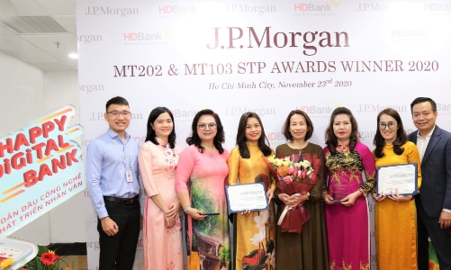 HDBank nhận giải thưởng chất lượng thanh toán quốc tế xuất sắc 3 năm liên tiếp 