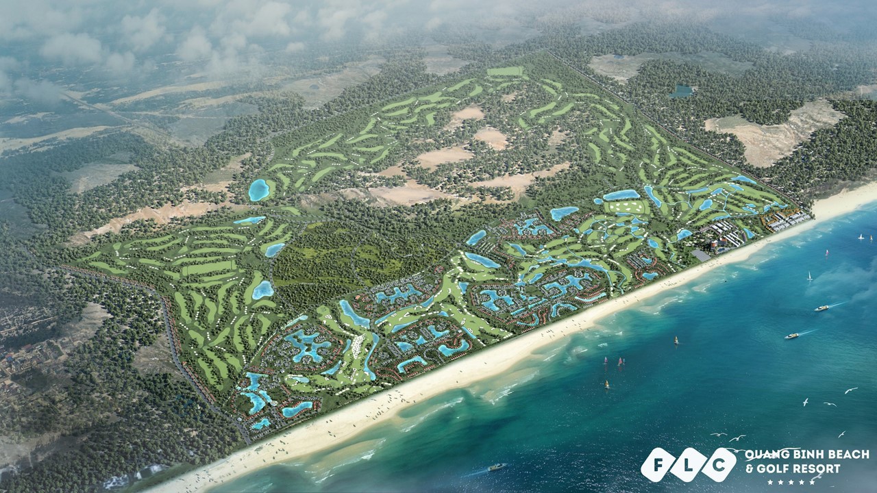 Phối cảnh tổng thể siêu dự án FLC Quảng Bình.