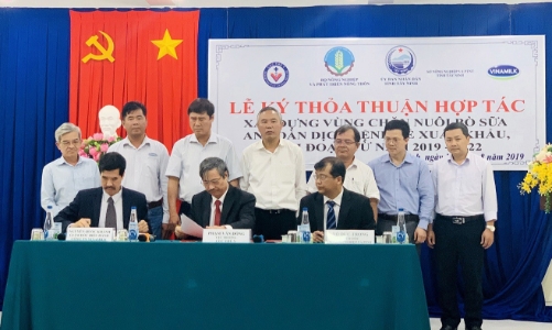 Vinamilk phối hợp với Cục Thú y xây dựng vùng chăn nuôi bò sữa an toàn dịch bệnh