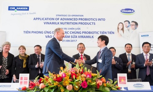 Vinamilk hợp tác chiến lược với tập đoàn dinh dưỡng hàng đầu Đan Mạch