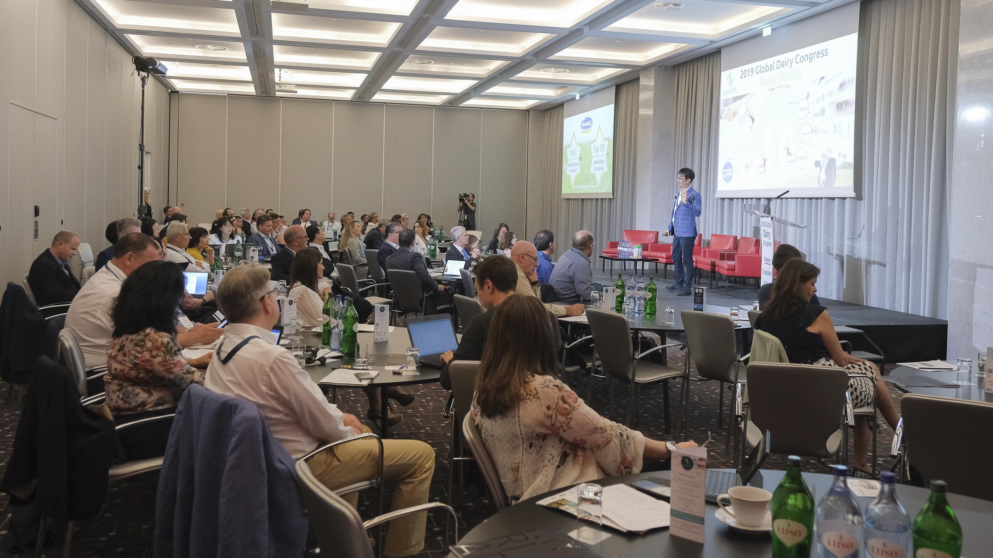 Hội nghị Sữa toàn cầu năm 2019 diễn ra tại Bồ Đào Nha quy tụ các đại diện trong Top 50 công ty sữa lớn của thế giới.