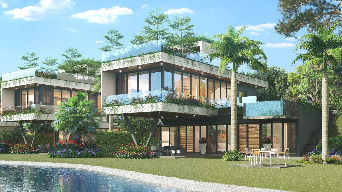 Sự khác biệt trong thiết kế đan cài bên cảm hứng thiên nhiên tươi mát và khoáng đạt sẽ tạo nên đẳng cấp vượt trội của từng căn biệt thự tại The Legend Villas.