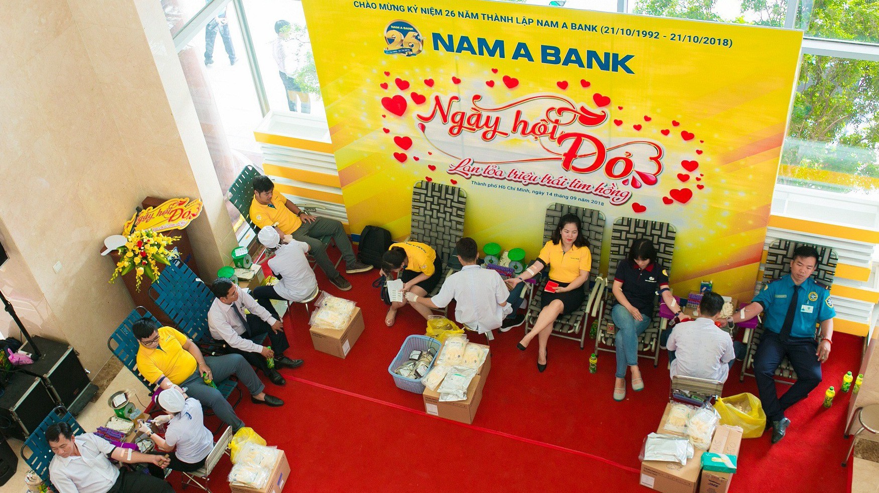 “Một giọt máu cho đi, một cuộc đời nhận về”, đó là thông điệp đầy nhân văn từ chương trình.