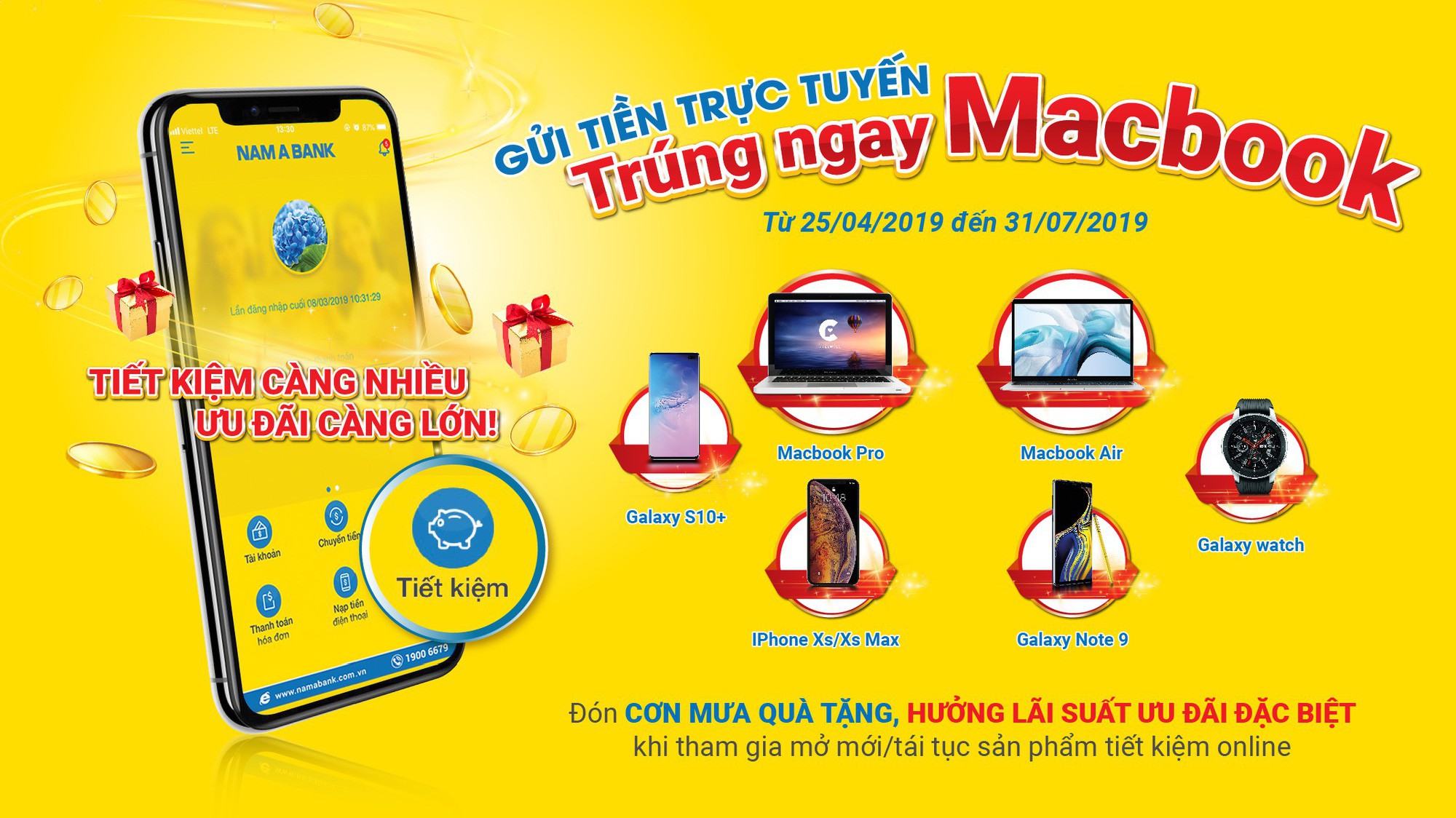 Chương trình áp dụng cho tất cả khách hàng cá nhân với nhiều giải thưởng hấp dẫn.