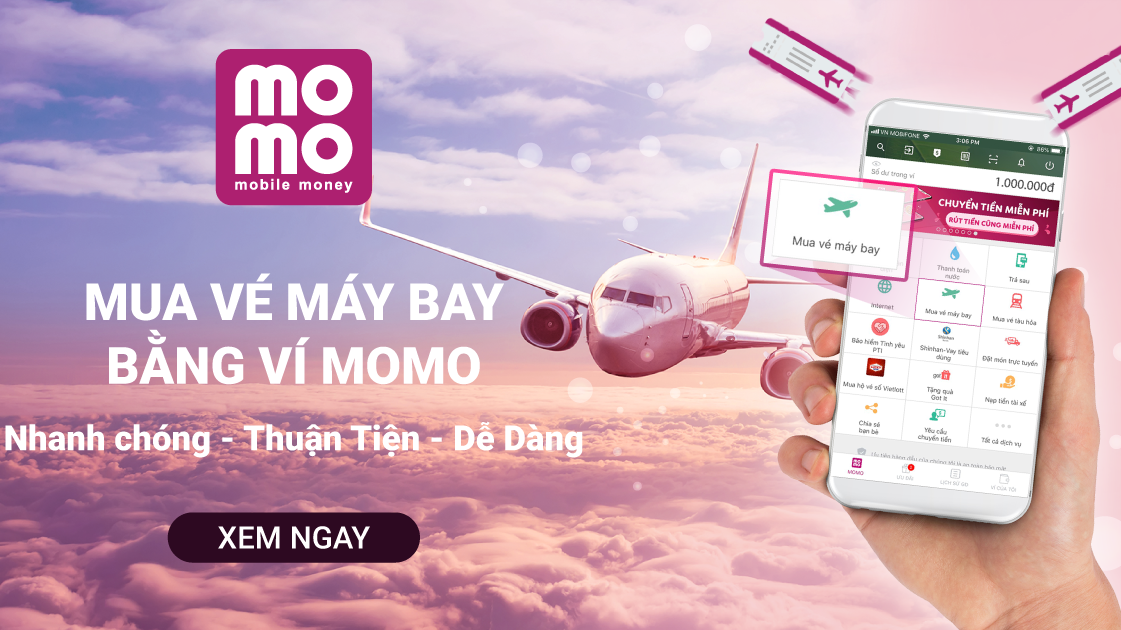 Việc hợp tác sâu, là gian hàng bán vé chính hãng trên ví điện tử của nhiều hãng bay khiến MoMo hội đủ các chương trình khuyến mãi hấp dẫn. 