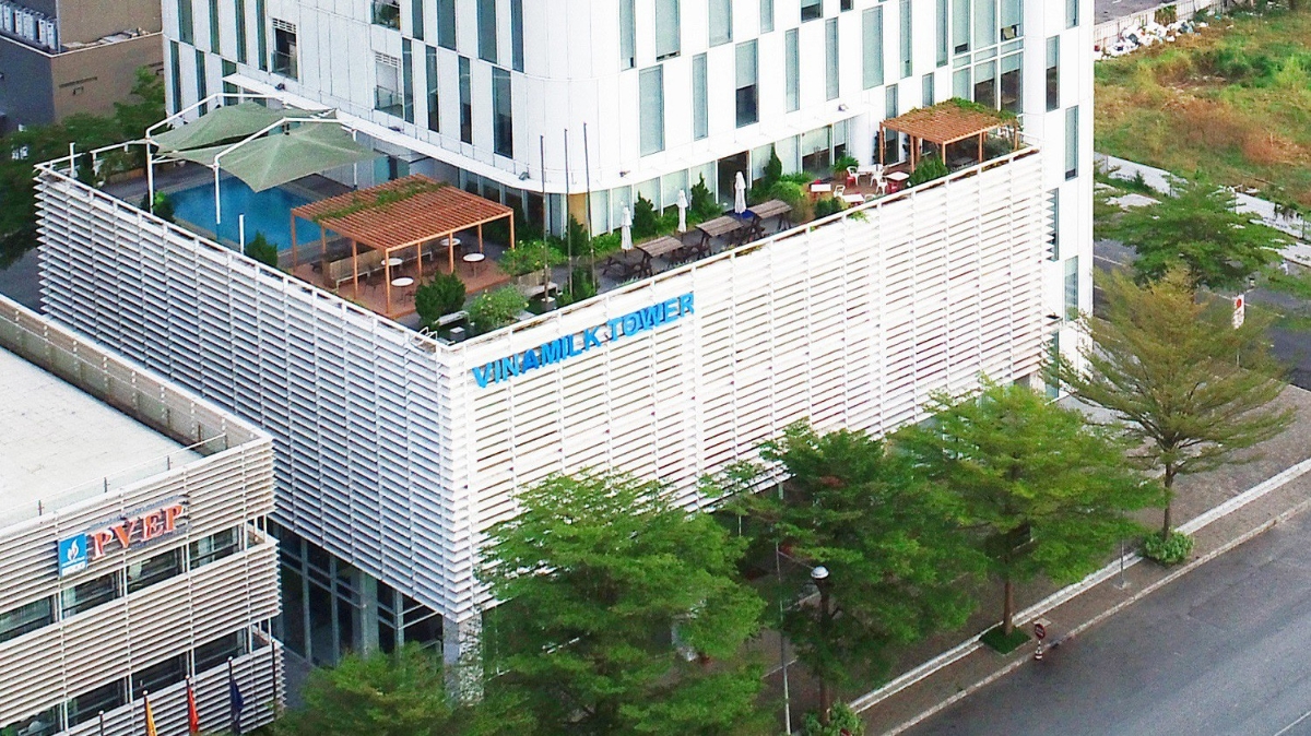 Trụ sở chính của Vinamilk đặt tại Tp.HCM.