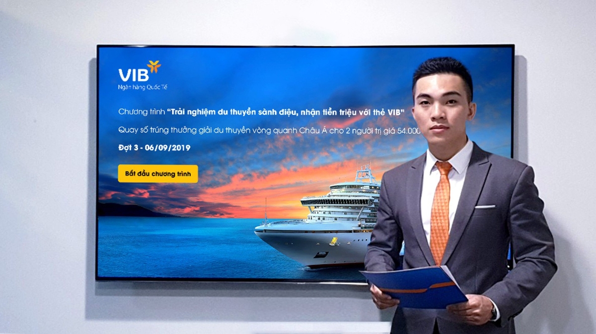 Tính đến nay, đã có 3 chủ thẻ tín dụng VIB trúng thưởng cặp vé du lịch châu Á bằng du thuyền.