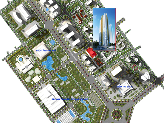 Tòa nhà cao ốc đa năng Hanoi ICT - TIG Tower 