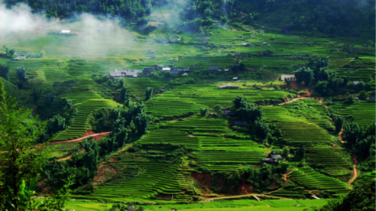 Lương Sơn (Hoà Bình) với những hình ảnh nên thơ, cảnh sắc tự nhiên