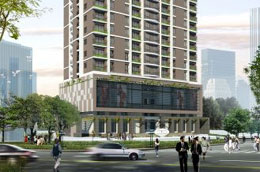 Phối cảnh dự án Hòa Bình Green Apartment.