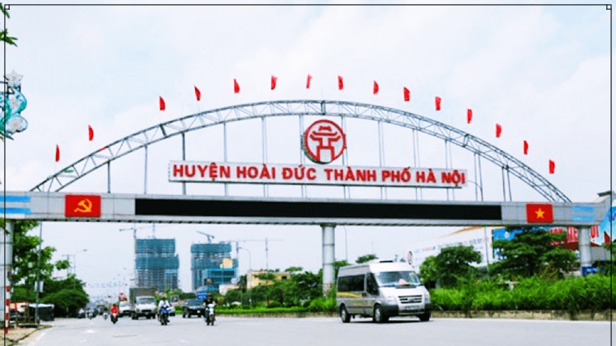 Hoài Đức lên quận từ năm 2020.