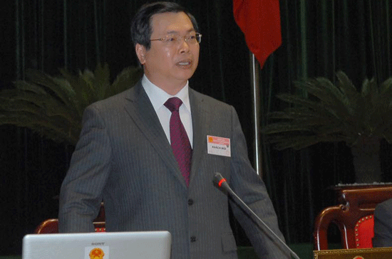 Bộ trưởng Bộ Công Thương Vũ Huy Hoàng.