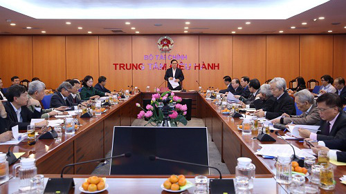 Hội đồng Tư vấn chính sách tài chính, tiền tệ quốc gia đã họp thường kỳ quý 4/2019 với sự chủ trì của Phó thủ tướng Chính phủ Vương Đình Huệ, Chủ tịch Hội đồng - Ảnh: VGP 