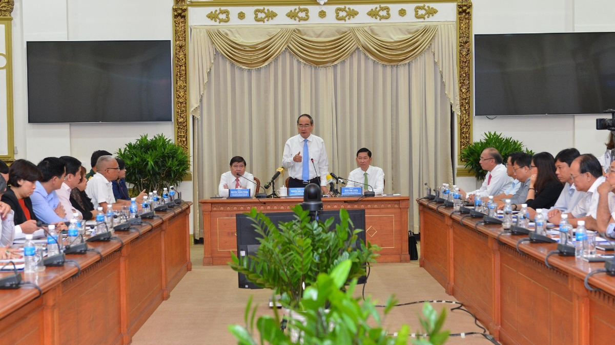 Bí thư Thành ủy Tp.HCM Nguyễn Thiện Nhân chỉ đạo sớm công bố hoàn thiện Đề án Đô thị thông minh giai đoạn 1 để phục vụ người dân được tốt hơn.