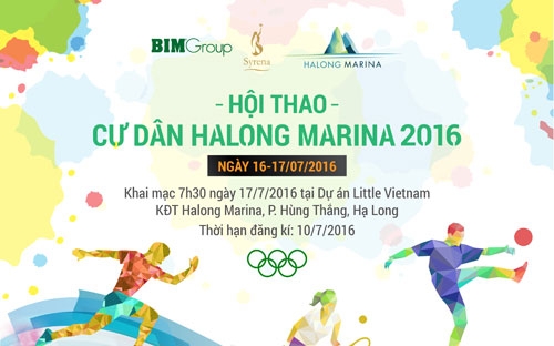 Ngày hội thao như một món quà tri ân tạo nên một sân chơi hấp dẫn, nâng cao sức khoẻ cho các cư dân tại khu đô thị Halong Marina.