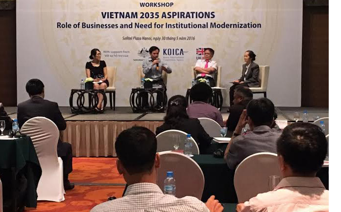 Các ý kiến tại hội thảo đều cho rằng Nhà nước cần thay đổi mạnh mẽ để xây dựng thể chế hiện đại.