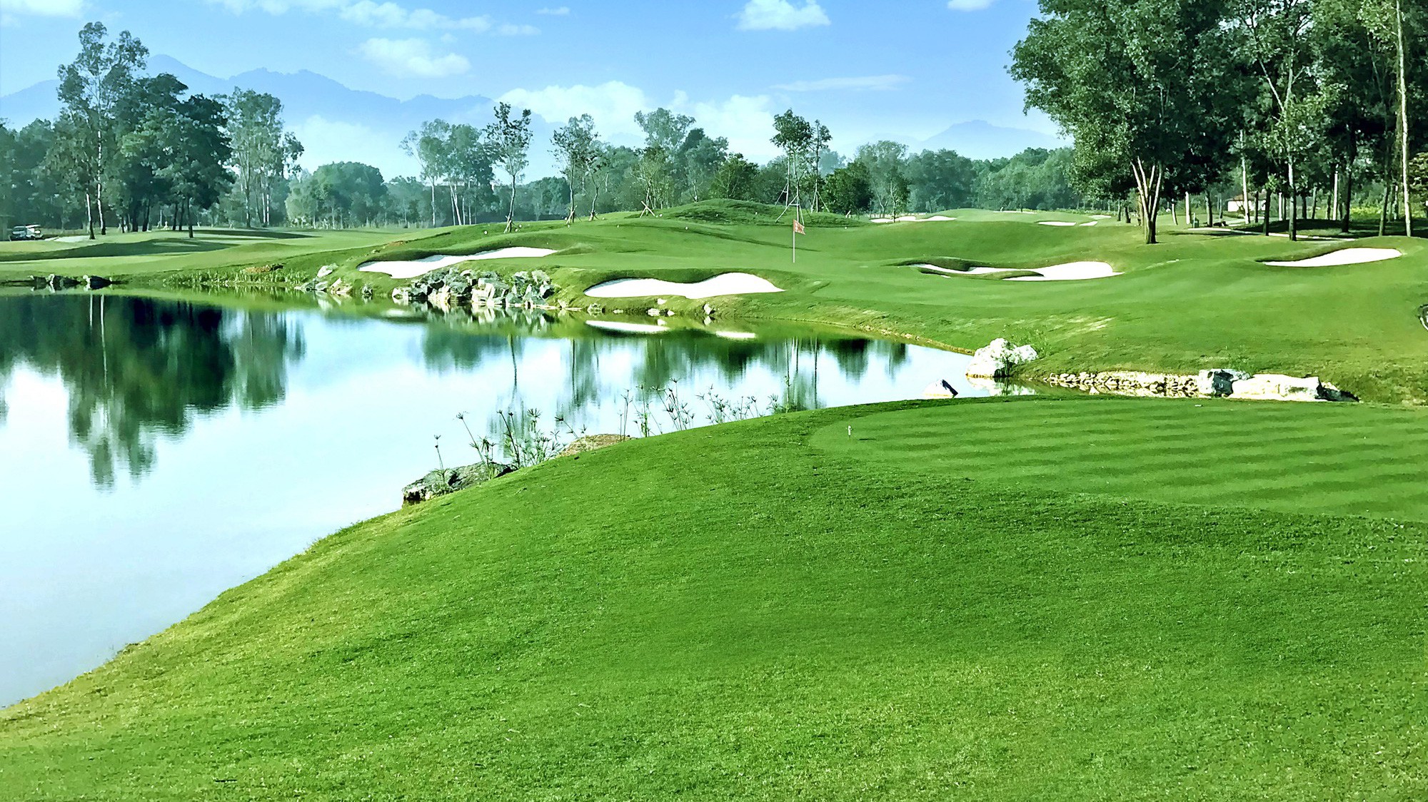 Hố số 6, sân gôn Kings Course do ông Jack Nicklaus 2 thiết kế.