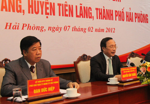 Thành ủy Hải Phòng tổ chức họp báo vụ Tiên Lãng với nhiều thông tin đáng chú ý.