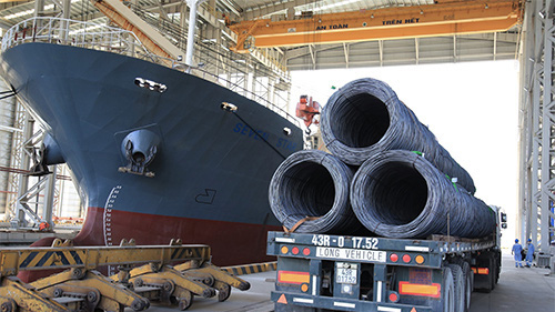 Thị phần thép Hòa Phát tiếp tục vượt trội ở vị trí dẫn đầu với 32,6%.