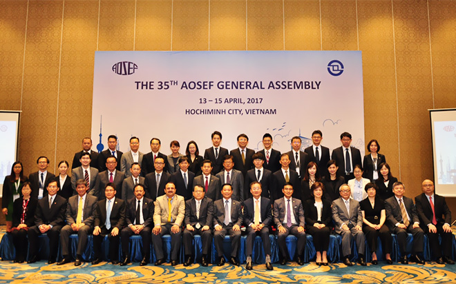 Đây là lần đầu tiên Đại hội đồng thường niên AOSEF được tổ chức tại Việt Nam