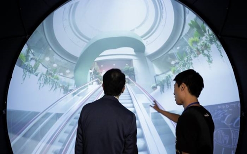 Minh họa mô hình văn phòng WeWork tại Thượng Hải - Ảnh: Bloomberg.<br>