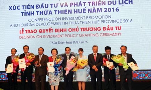 Hàng loạt doanh nghiệp rót vốn vào Thừa Thiên - Huế