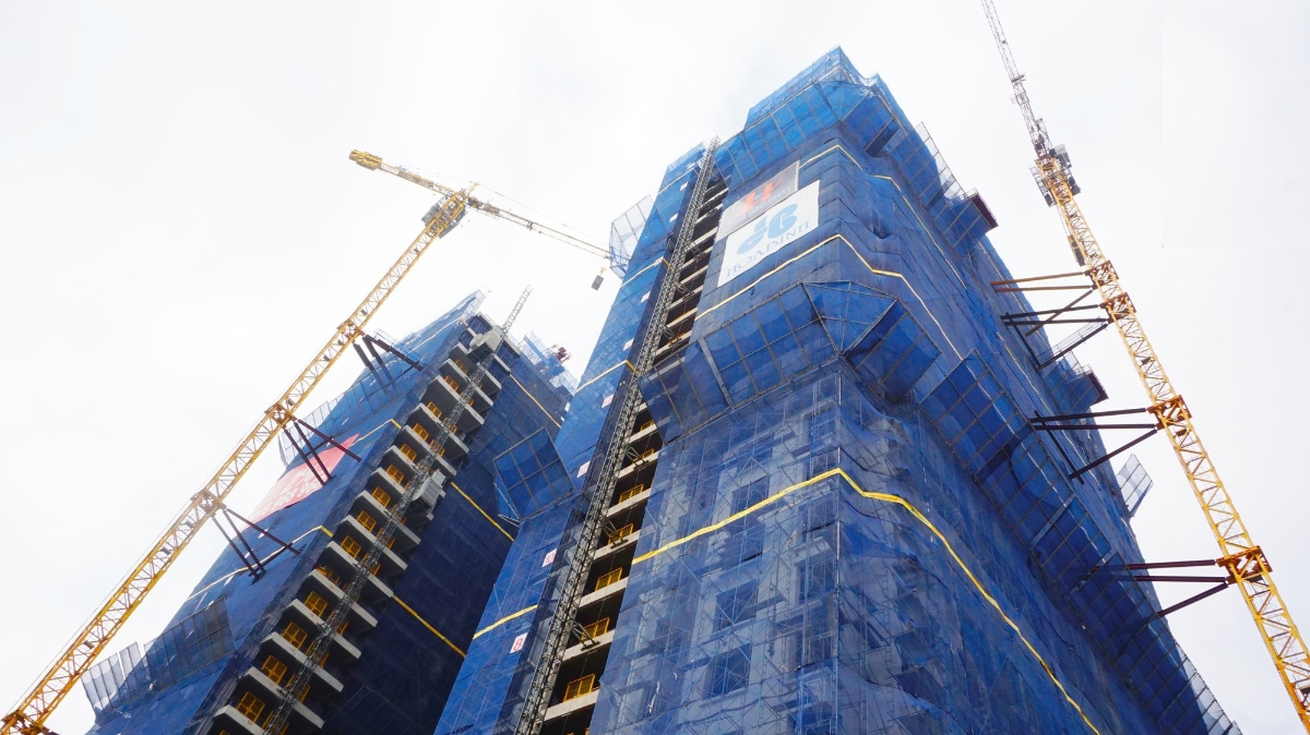 Dự án The Golden Star cất nóc sớm hơn 3 tháng so với kế hoạch đề ra.