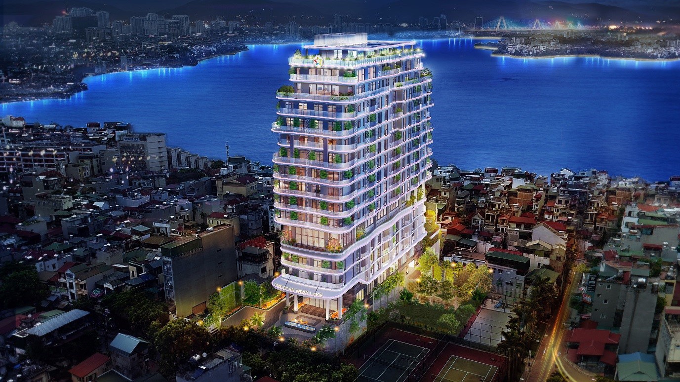 Five Star West Lake sở hữu vị trí đắc địa tại 162 Hoàng Hoa Thám - 167 Thụy Khuê, Hà Nội.