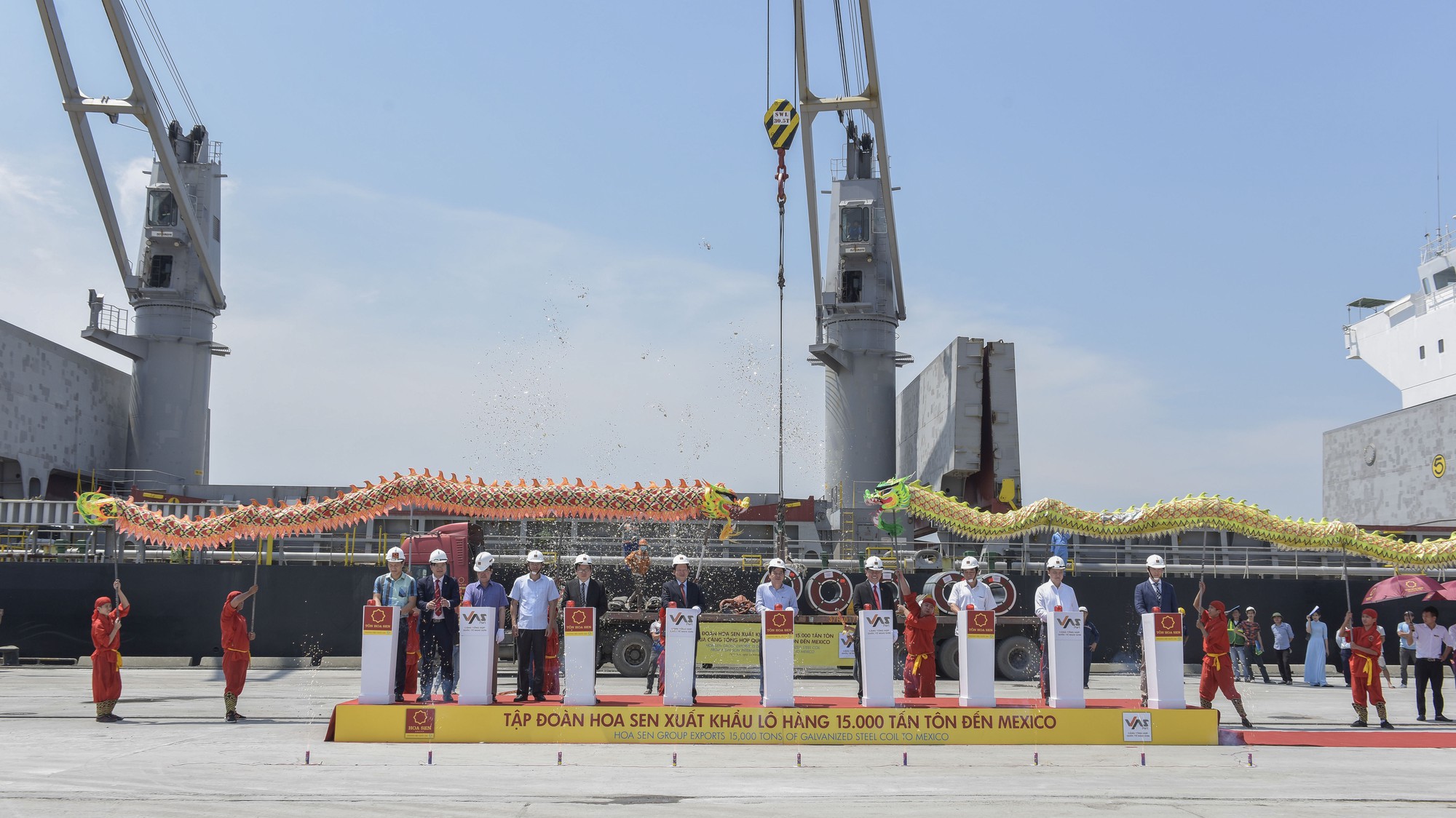 Đây là lô hàng tôn mạ lớn nhất xuất khẩu vào thị trường Mexico sau khi Hiệp định Đối tác Toàn diện và Tiến bộ xuyên Thái Bình Dương (CPTPP hay TPP-11) có hiệu lực.