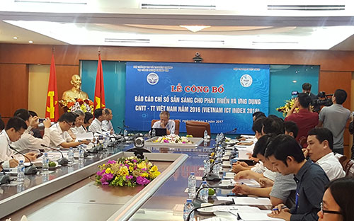 Lễ công bố&nbsp;<span style="font-family: &quot;Times New Roman&quot;; font-size: 14.6667px;">chỉ số sẵn sàng cho phát triển ứng dụng công nghệ thông tin – truyền thông (Vietnam ICT Index 2016).</span><div><span style="font-family: &quot;Times New Roman&quot;; font-size: 14.6667px;"><br></span></div>