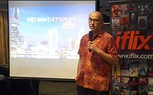 iFlix họp báo công bố chính thức cung cấp dịch vụ truyền hình trực tuyến tại Việt Nam, chiều 28/2.