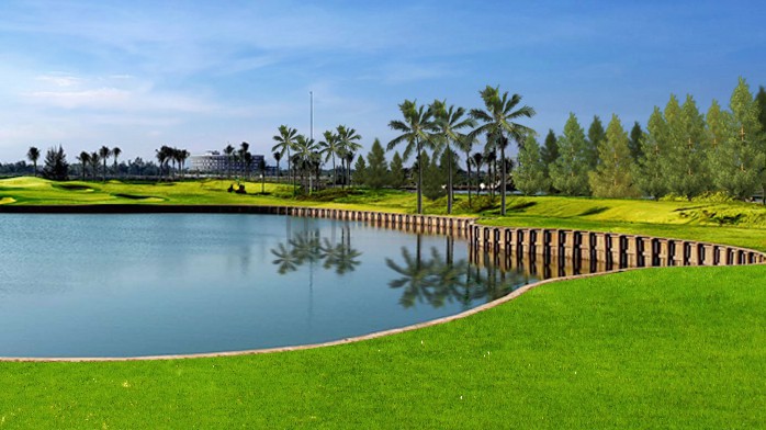 Sân bulkhead style đầu tiên của Châu Á tại BRG Đà Nẵng Golf Resort.