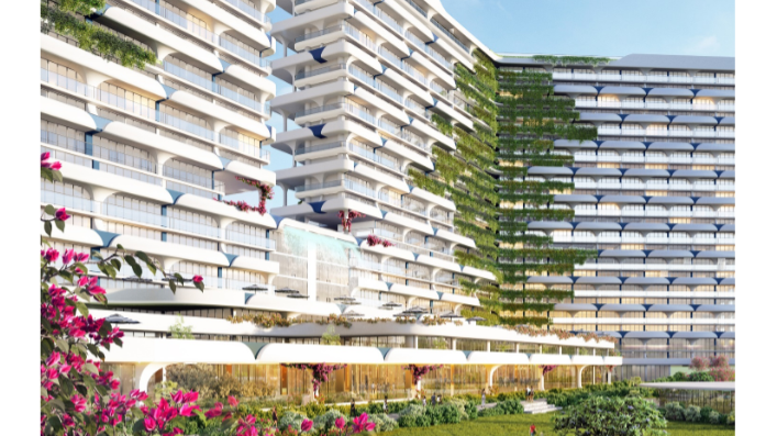 Phối cảnh căn hộ du lịch dự án Cam Ranh Bay Hotels & Resorts.