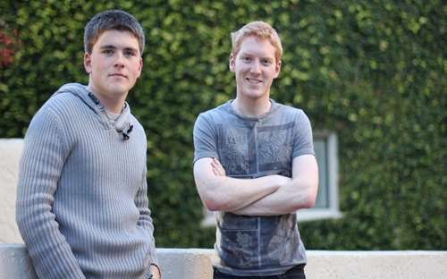 Hai anh em Patrick và John Collison - Ảnh: The Irish Times.<br>