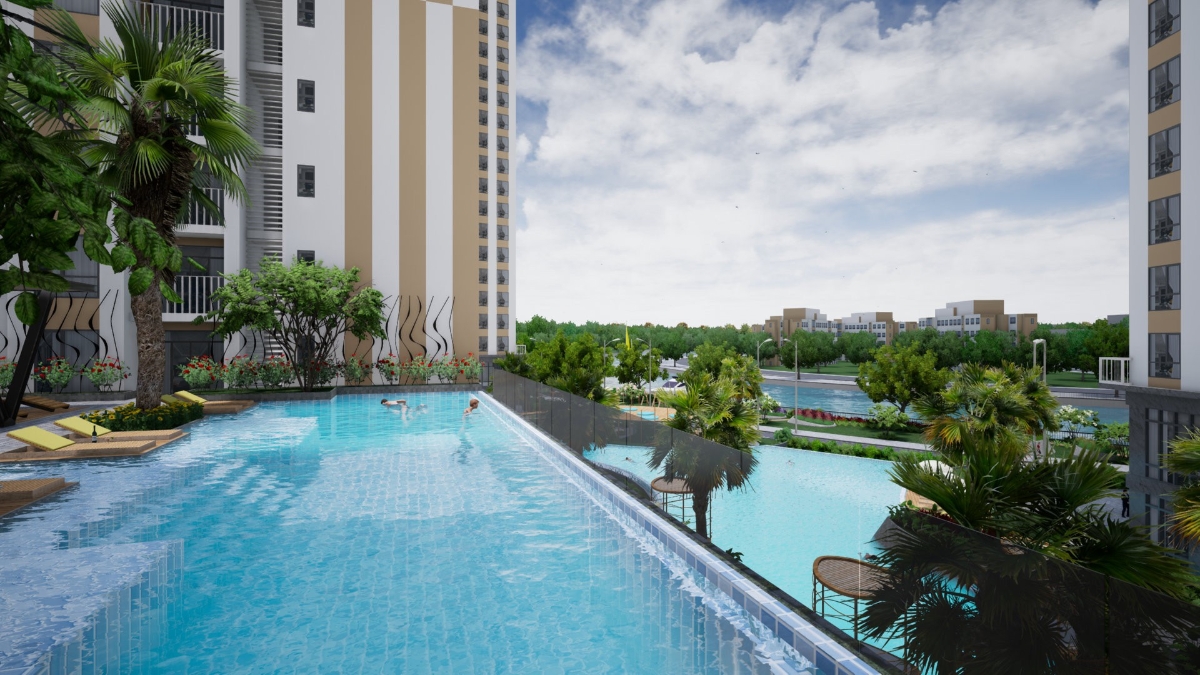 Với Diamond Riverside, chủ đầu tư Tập đoàn Đất Xanh đã tạo dựng được một môi trường sống xanh, hiện đại, cũng như chi phí sở hữu hợp lý.