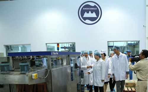 Khánh thành ngày 25/5/2016, nhà máy sữa Angkor là kết quả của một quá trình tìm hiểu và thâm nhập thị trường Campuchia của Vinamilk, từ cách đây hơn 10 năm.<br>