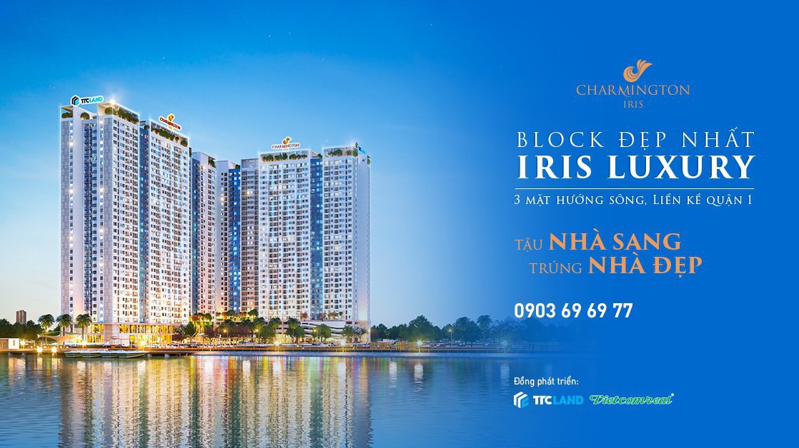Charmington Iris bùng nổ ưu đãi với chiết khấu 3% và chương trình “Tậu nhà sang - Trúng nhà đẹp”.