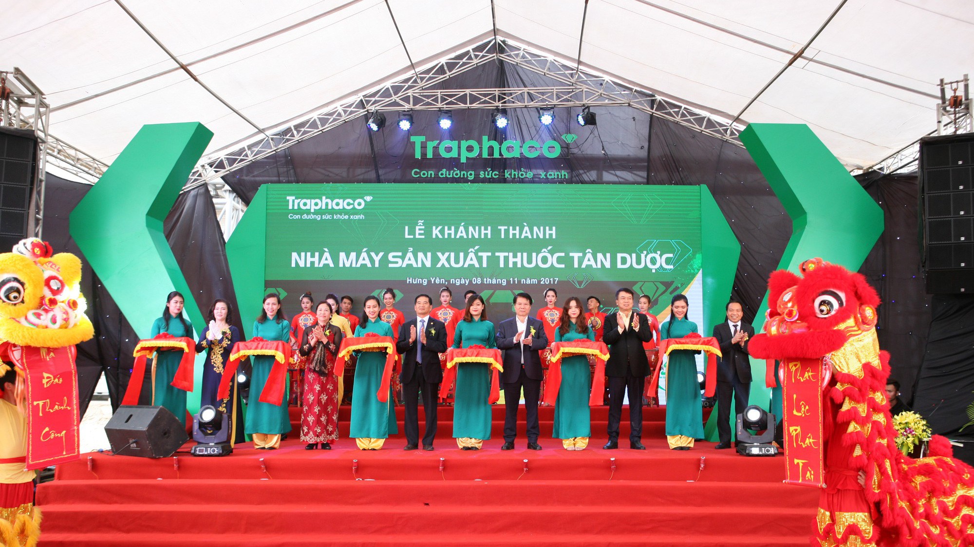 Nhà máy sản xuất dược Việt Nam có tổng vốn đầu tư 477 tỷ đồng, với công suất 1,2 tỷ đơn vị/năm được xây dựng trên diện tích hơn 46 nghìn m2 tại Hưng Yên. 