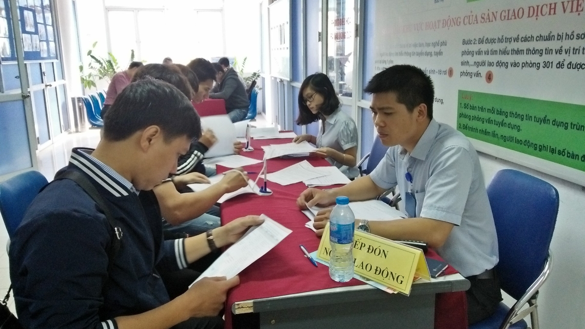 Số lao động được tư vấn, giới thiệu việc làm tăng qua các năm. Ảnh minh họa - N.Dương.