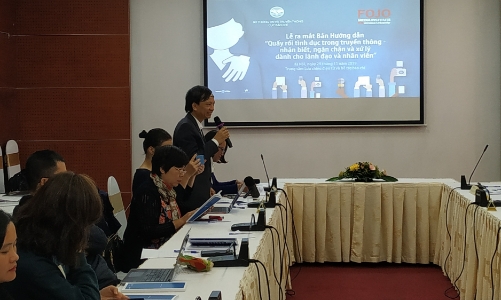 Ra mắt bản hướng dẫn nhận biết, ngăn chặn “quấy rối tình dục trong truyền thông”