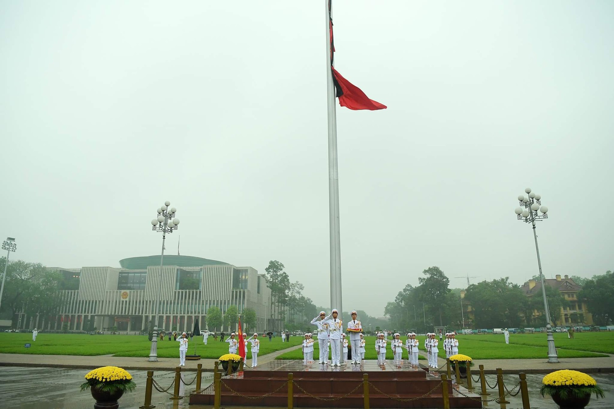 Lễ viếng nguyên Chủ tịch nước Lê Đức Anh - Ảnh 13.