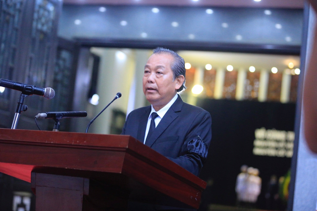 Lễ viếng nguyên Chủ tịch nước Lê Đức Anh - Ảnh 8.