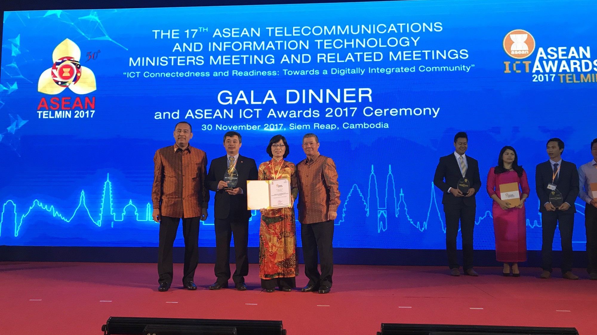 BIDV là ngân hàng đầu tiên tham gia và đạt giải cao tại ASEAN ICT Awards.