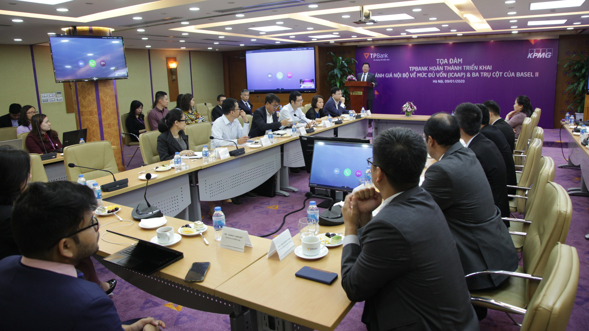 Ông Nguyễn Hưng - Tổng giám đốc TPBank chia sẻ tại sự kiện.