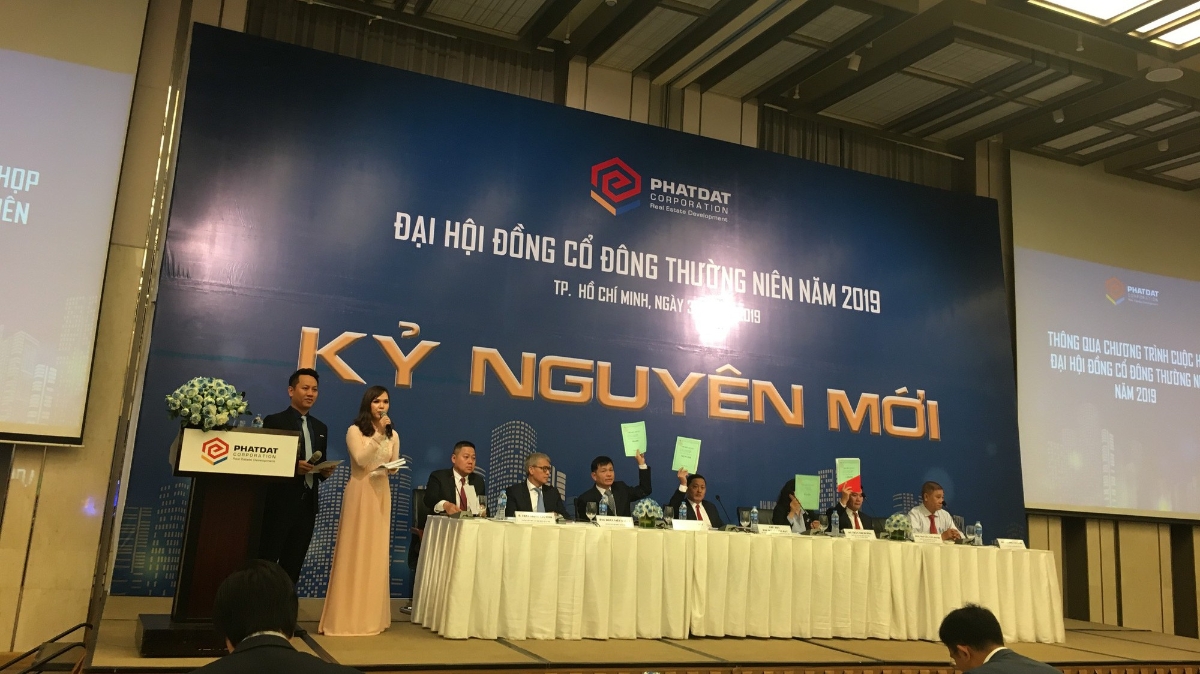 Theo thống kê của ban tổ chức có 105 cổ đông dự họp, đại diện cho hơn 235 triệu cổ phần có quyền biểu quyết đang lưu hành, tương ứng với 88,28% vốn điều lệ PDR.