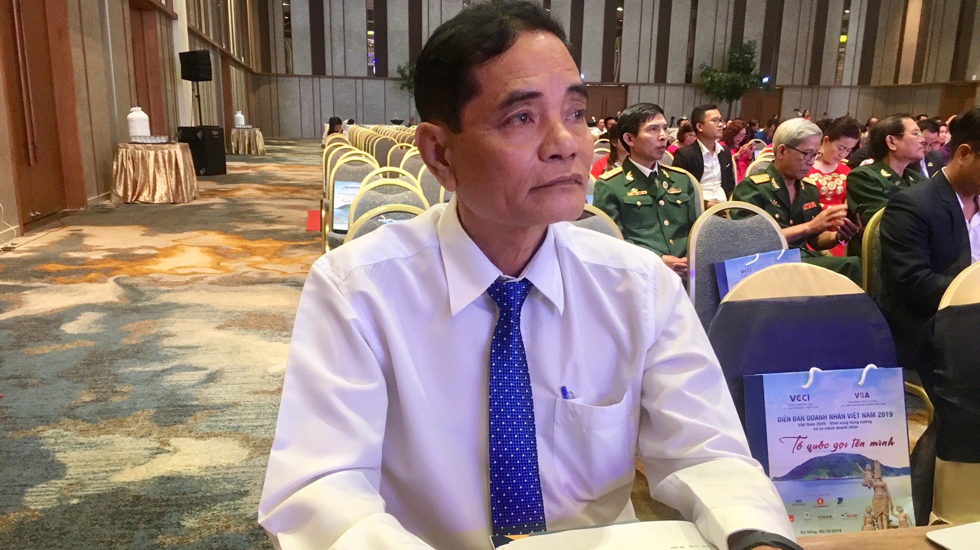 Doanh nhân Ngô Đa Thọ, Chủ tịch Hội doanh nghiêp tỉnh Phú Yên - Ảnh: Mỹ An 