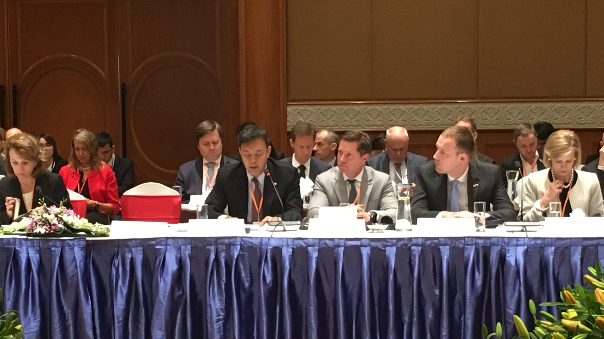 Đại diện Hiệp hội Doanh nghiệp Nhật Bản (JCCI) tại Việt Nam phát biểu tại diễn đàn.