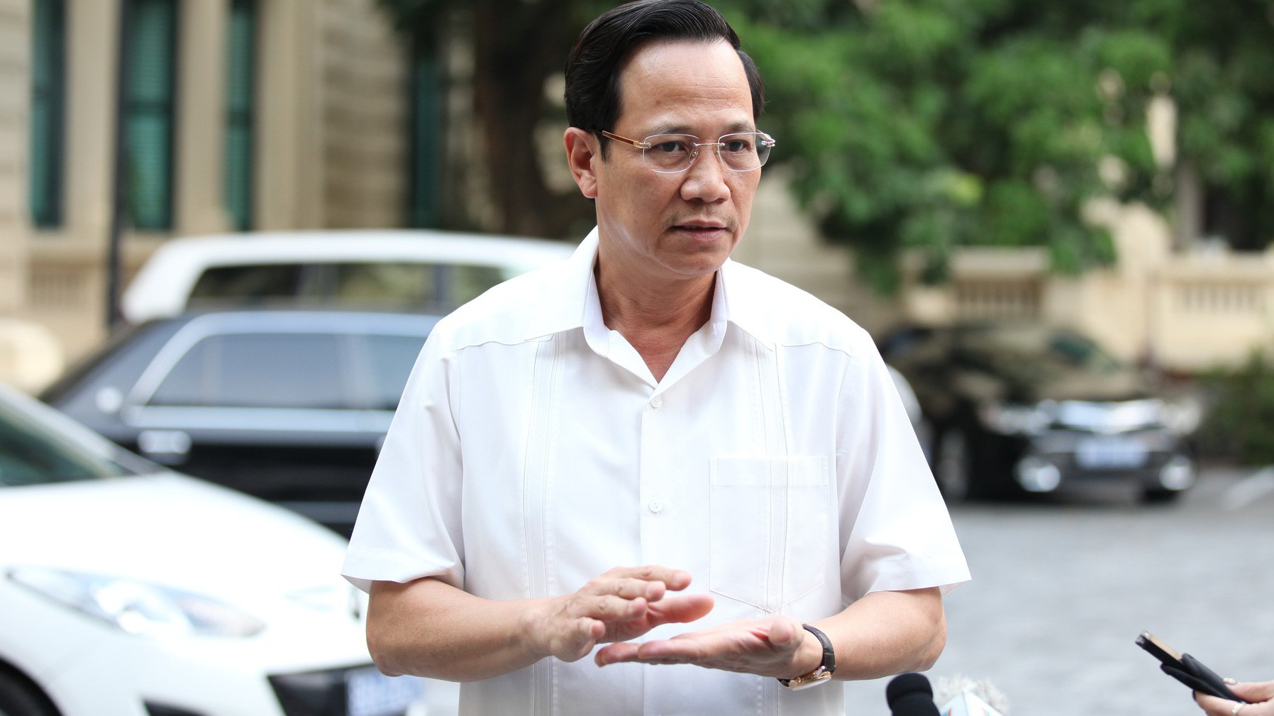 Bộ trưởng Bộ Lao động - Thương binh và Xã hội Đào Ngọc Dung. Ảnh - Mạnh Dũng. 